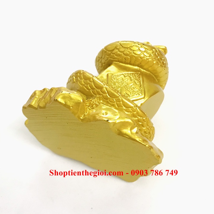 Tượng Con Rắn Vàng - SP005234 